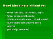 Tervislik toitumine esitlus #7