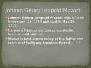 Mozart and his father Leopold Mozart #2