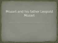 Mozart and his father Leopold Mozart