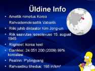Põhja-Korea esitlus PPT #3