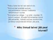 Miks linnud talvel jää peal istuvad-aga mitte lume peal- #2