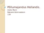 Põllumajandus Hollandis