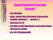 Kevade powerpoint