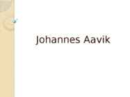 Johannes Aavik