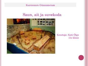 Saun-ait ja suvekoda