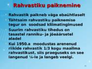 Maailma rahvastik ja rahvastiku protsessid #11