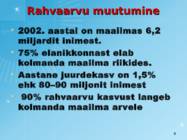 Maailma rahvastik ja rahvastiku protsessid #8