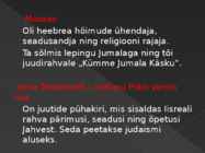 Juutide usk ja kombed esitlus #3