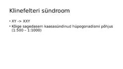 Suguhormoonide ala- ja ületalitluse etiopatogenees #30