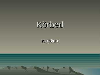 Kõrb Karakum