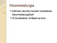 Metallurgia geograafia #11