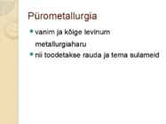 Metallurgia geograafia #8