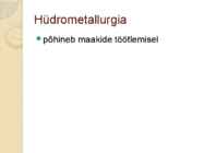 Metallurgia geograafia #10