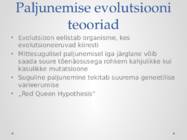 Paljunemise evolutsioon #5