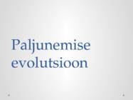 Paljunemise evolutsioon