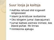 Aafrika-müüt ja kirjandus #5