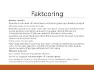 Pangandus - akreditiiv-faktooring-dokumentaalne inkasso #3