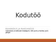 Pangandus - akreditiiv-faktooring-dokumentaalne inkasso