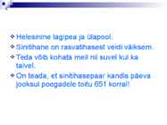 Linnud talvel #7