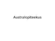 Australopiteekus