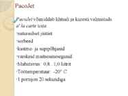 PacoJet jäätise- ja sorbeemasin #2