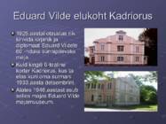 Eduard Vilde elu ja looming #8