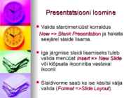 Kuidas kasutada powerpointi #5