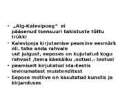 Kalevipoeg kui raamat #3