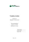 Varude arvestus