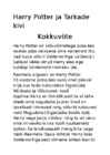 Harry Potter ja Tarkade kivi Kokkuvõte