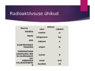 Radioaktiivsus #7