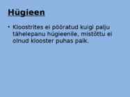 Elu nunnakloostris #5