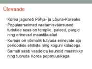 Korea esitlus #2