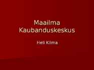 Maailma Kaubanduskeskus