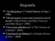 Stephen William Hawking #7