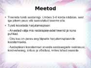 Sportimise liikumise iseseisvaks harrastamiseks vajalikud teadmised #5