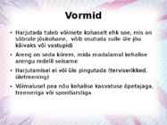 Sportimise liikumise iseseisvaks harrastamiseks vajalikud teadmised #9