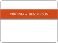 Virginia A-Henderson