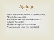 Riisi ajalugu ja kasvatamine #4
