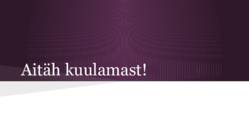 Uus ärkamisaeg #14