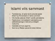 Islamiusu ülevaade #6