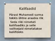 Islamiusu ülevaade #8