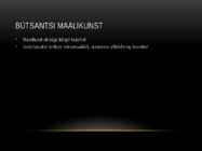 Bütsantsi ja vanavene kunst #6