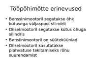 Bensiini- ja diiselmoorori erinevused #2