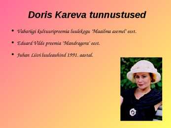 Doris Kareva slaidshow #5