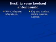 Semantika ja pragmatika lühiuurimus #5