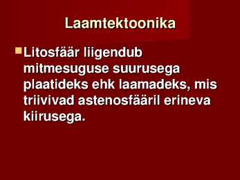 Litosfäär #18