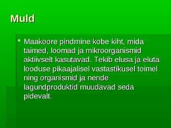 Pedosfäär #2