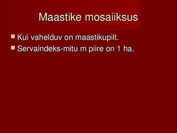 Maa süsteemide vahelised seosed #11