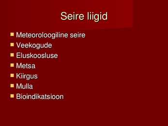 Maa süsteemide vahelised seosed #18